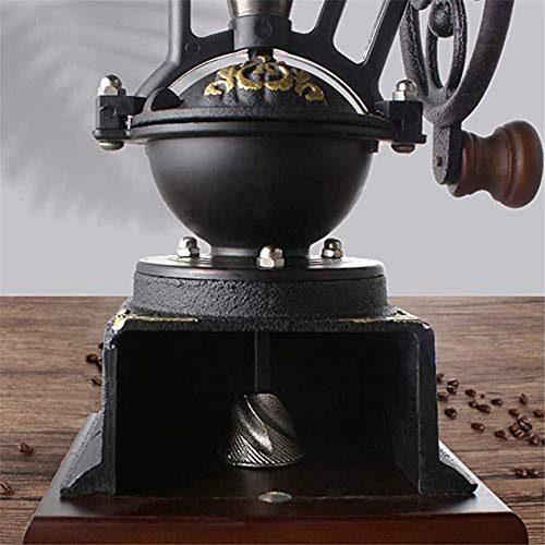 Nfudishpu Manuelle Kaffeemühle, Retro Deign Kaffeemühle, Original Birkenkaffeemühle mit keramischem Präzisionsmahlkern… – Bild 4