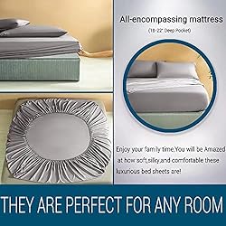 SONORO KATE 100% Bamboo_ Sheets Bed Sheets 6 Piece