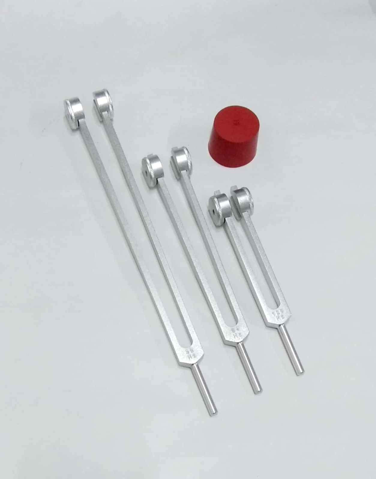 Tuningforkshop Otto 32, 64 and 128 Hz Tuning Fork Set for Healing with Activator & Pouch