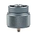 Kbrotech Camping Stove Adapter 1LB Propane Small Tank Input and a Lindal Valve EN417 Output Outdoor Camping Backpacking Stove Convert