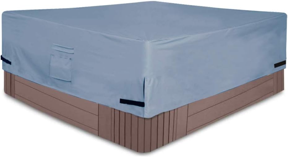 Yolaka Veranda Square Hot Tub Cover Cap with Air Vents