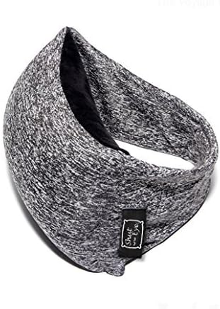Shut Eye 2 in 1 Travel Pillow Eye Mask - Ultra Compact Versatile Voyage Type Travel Pillow Airplanes, Cars, Office Naps, Camping, Trains, Anywhere You can Nap (Grey)