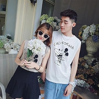 Amazon ペアルック カップル ペアルック Tシャツ ノースリップ T