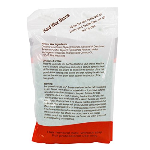 Bolayu Depilatory Wax, Hair Removal Bean, No Strip Hot Film Hard Wax Pellet Waxing (D)