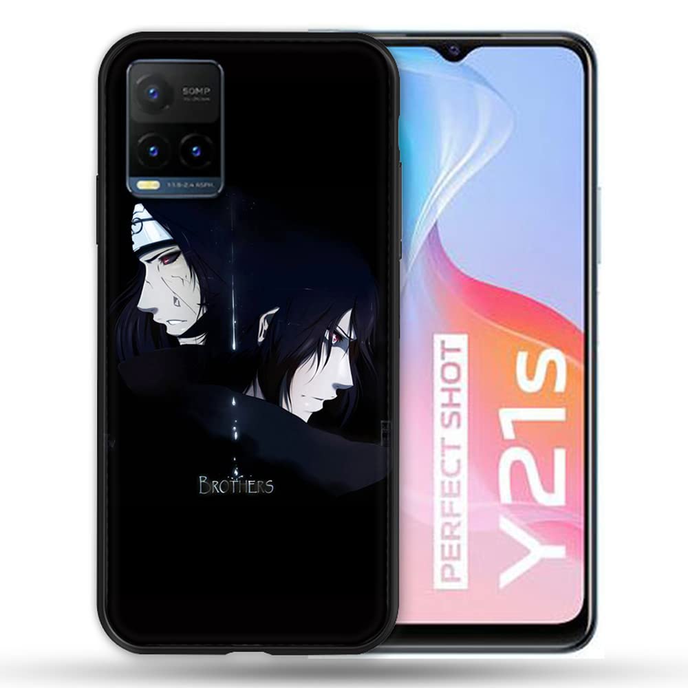 Cokitec Manga Naruto Sasuke Itachi Case for Vivo Y21 / Y21S / Y33S