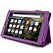 Case for All-New Fire HD 8 2017 / 2018 - Premium Folio Case for All-New Fire HD 8 Tablet with Alexa 7th / 8th Generation (Purple)