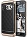 Galaxy S7 Case, Caseology [Parallax Series] Modern Slim Geometric Design [Black / Gold] [Textured Grip] for Samsung Galaxy S7 (2016)