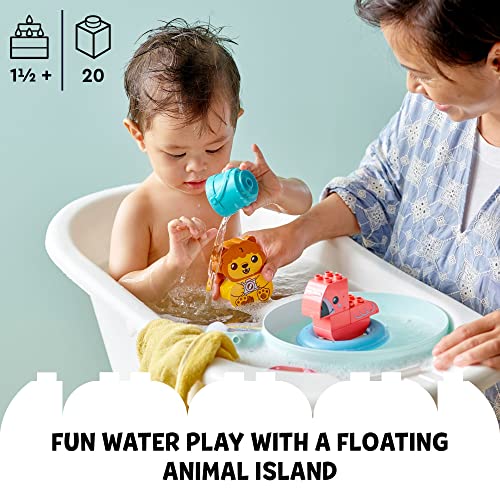 LEGO DUPLO Bath Time Fun Floating Animal Island 10966 Bath Toy for