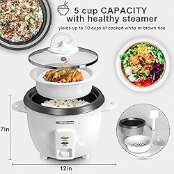Mishcdea Rice Cooker 5 Cups Uncooked