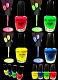 Black Light Responsive Nail Polish 6-Piece Set AL#GG10920H