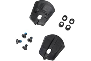 Bassadoro RC900 Cycling Shoe Heel Pads Replacement (Style C) - 2 Pads, Screws & Gaskets for RC902 Road Bike Shoes