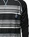 SBW Men's Stripe Raglan Pullover Hoodie with Kangaroo Pocket
