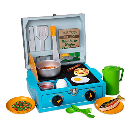 Melissa & Doug Lets Explore Camp Stove Play Set | Pretend Play | Play set | 3+ | Gift for Boy or Girl