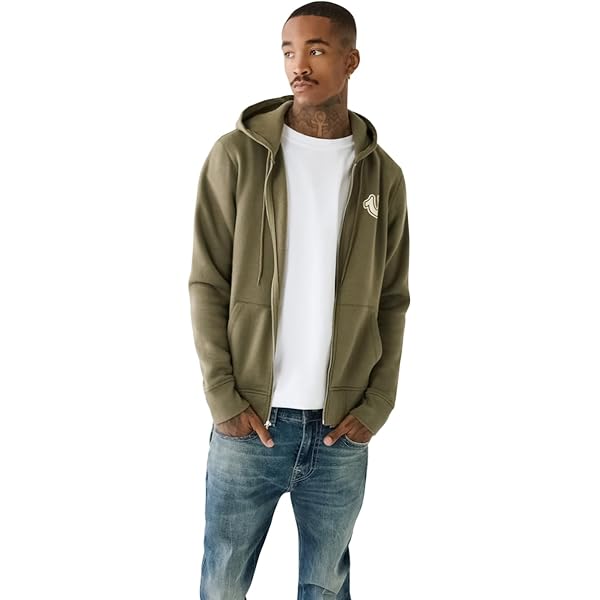 Grunge Punk Hoodie with Zipper Star Graphic Acubi Sweatshirt