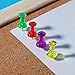Mr. Pen - 640 Pc Push Pins, Thumb Tacks, 4 Colors, Steel, Perfect for Office, School, Bulletin Boards