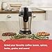 BLACK+DECKER CBG100S SmartGrind Coffee Grinder with Stainless Steel Blades, Stainless Steel
