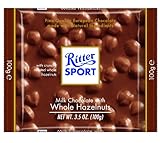 Ritter Sport Milk Chocolate with Whole Hazelnuts 100g