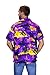 V.H.O. Funky Hawaiian Shirt, Shortsleeve, Surf, Purple, XL