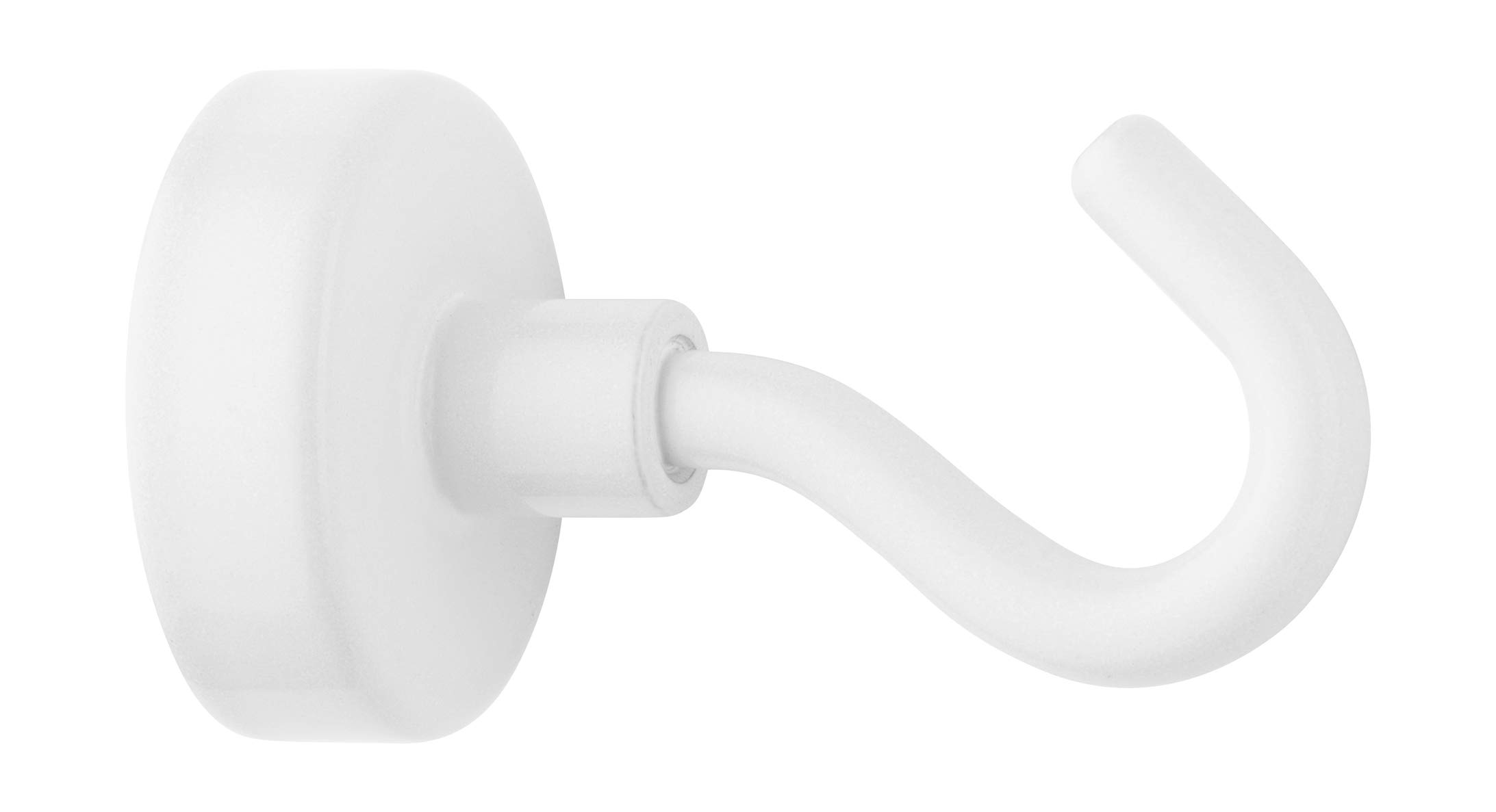 Westcott E-10827 00 Magnetic Hooks Neodymium 25 mm Holds up to 15 kg White