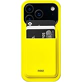 Ridge Card Holder Compatible with Magsafe - High-Strength For A Secure Hold, Keeps Up To 3 Card, Shatterproof TPU (Hyper Lime)