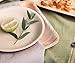 10'' Square Disposable Bamboo, Areca Palm Leaf Plates (25 Pack) + 6