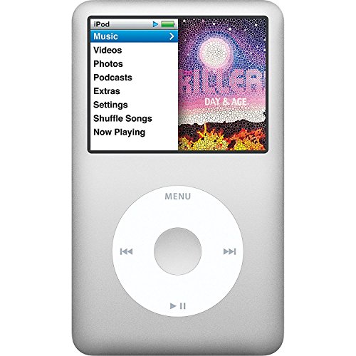 Apple iPod classic 120 GB Silver 6th Generation (Discontinued by Manufacturer) Non Retail White Box Packaging