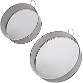 18/10 Stainless Steel Flour Sifter, Kitchen Cake Flour Fine 80 Mesh Strainers Sieve for Baking Cake Bread