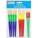 U.S. Art Supply 12-Piece Round Children's Tempera Paint Brush Set in 3 Sizes, 4 Small, 4 Medium, 4 Large - Fun Kid's Party, School, Student, Class Craft Painting - Beginners Starter Painting Brush Kit