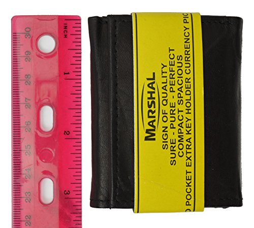 Leather Kids Wallet MultiColor #825COL (Black)