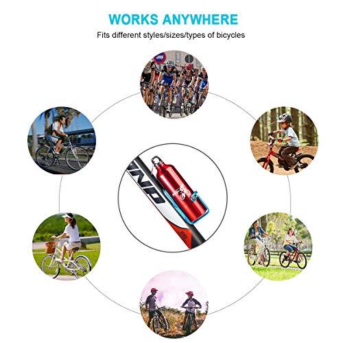 image for Ibuger Bike Water Bottle Cages, Bike Bicycle Lightweight Aluminum Allo