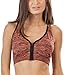 Balanced Tech Women's Performance Zip Front Racerback Sport Bra - Multi Space Dye - X-Large