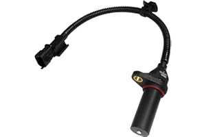LLII Crankshaft Position Sensor, Engine Crankshaft Position Sensor Automobile Replacement OEM#39180-2B000 391802B000 SU13885 Compatible with Modern Hyundai Tucson Accent Kia Rio Soul Dodge(Black)