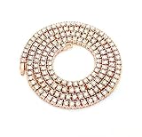 Mens Gold Tone Tennis Iced Out 30