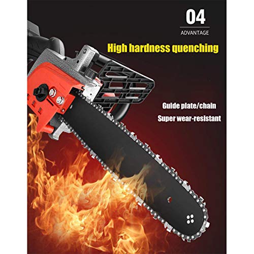 Aaaaa Elektrische Kettensäge Elektrische Säge wiederaufladbare Holzfällersäge kleine Lithiumbatterie – Bild 7