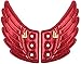 Shwings Moreno Foil Lace In Wings For Shoes (Red)