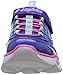 Skechers Kids Girls' S Lights-Lumos Sneaker, Blue/Multi, 10 M US Toddler