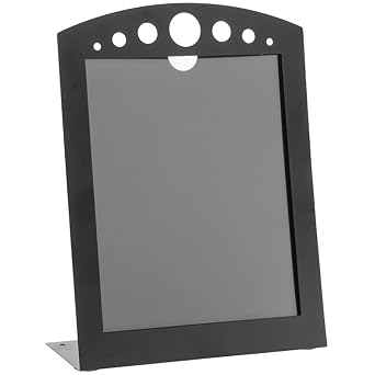 Amazon Com Sign Holder Arc With Circle Cut Outs Black Metal 8 1