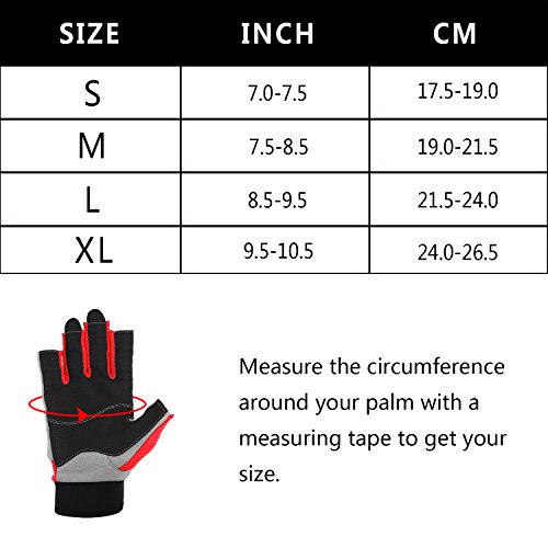 image for Brace Master Sailing Gloves Men Women for Sailing, Fishing, Boating, K