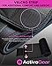 ActiveGear Premium Waist Trimmer Belt Slim Body Sweat Wrap for Stomach and Back Lumbar Support (Pink, Medium: 8