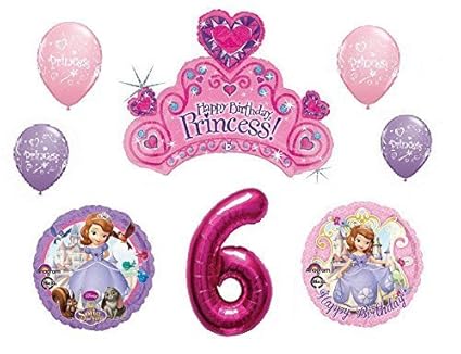 Download Disneys Sofia The First 6th Happy Birthday Party Balloons Free Wallpaper Disneys Sofia The First 6th Happy Birthday Party Balloons For iPhone Free