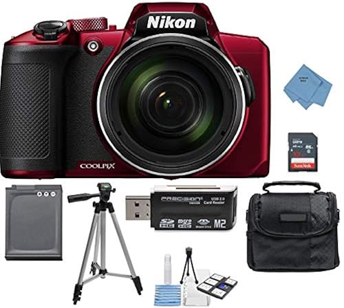 YuanKanJu Nikon Coolpix B600 RED 60x Wi-Fi Digital Camera with
