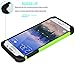 Tekcoo for Galaxy S6 Case, [Tmajor Series] [Green/Black] Shock Absorbing Hybrid Rubber Plastic Impact Defender Rugged Slim Hard Case Cover Shell for Samsung Galaxy S6 S VI G9200 GS6 All Carriers