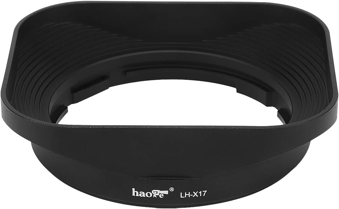 Haoge LH-X17 Bayonet Square Metal Lens Hood for Fujifilm Fuji Fujinon XF 16mm F2.8 R WR XF16mmF2.8 Lens - Image 4