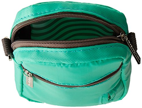Doggie Walk Bags CB-SEAFOAM Sea Foam Cross Body Plus One Gray Tie Handle Refill Roll - Thumbnail 4