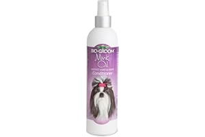 Bio-Groom Mink Oil Dog Conditioner Spray - Dog Sunscreen, Vitamin E, Non-Sticky Polish, Cat Grooming Supplies, Cruelty-Free, Made in USA - 12 fl oz 1-Pack