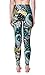 VIV Collection Plus Size Printed Brushed Ultra Soft Leggings (Rainforest Paisley)