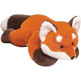 PASHMAIRE Weighted Fox Plush Toys,11 Inch Cute Fox Stuffed Animal Super Soft Fox Plush Pillow Fox Plushie Dolls Sleeping Cushion for Boys Girls Gifts Birthday