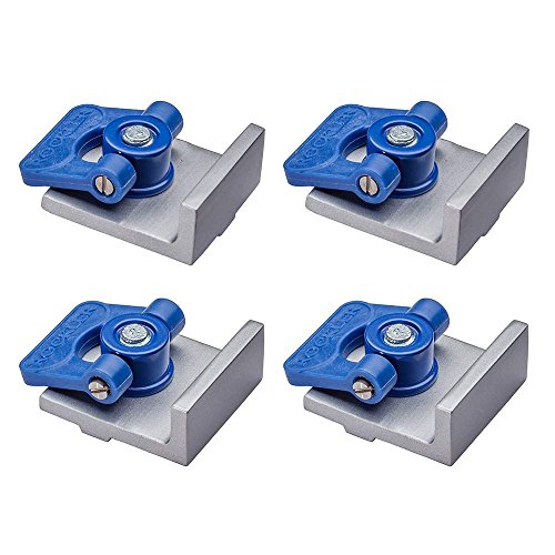 Rockler T Track Stop Kit (4 Pack) T Track System Accessories w/ 2