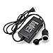 iSaddle 60W Vehicle Power Inverters 110V AC to 12V DC Car Cigarette Lighter Socket Adapter Converter Vehicle Amplifier Power Car Refrigerator (US Plug, Output: DC 12V 5A)