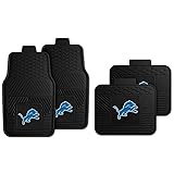 Fanmats Detroit Lions Set of 4 Car Mats for